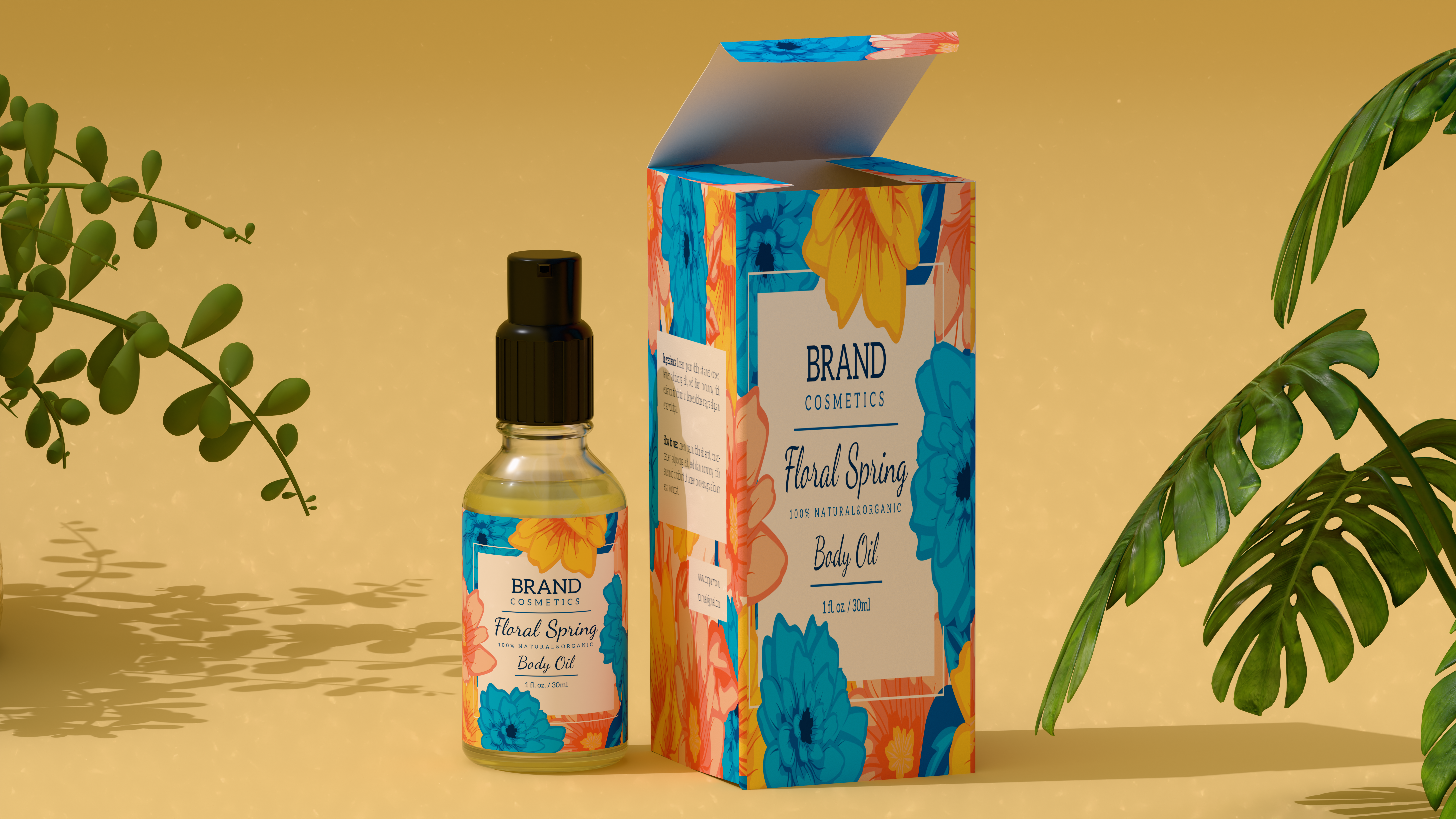 High-End 3D Visualization for Serum Packaging | Cosmetic Product Design