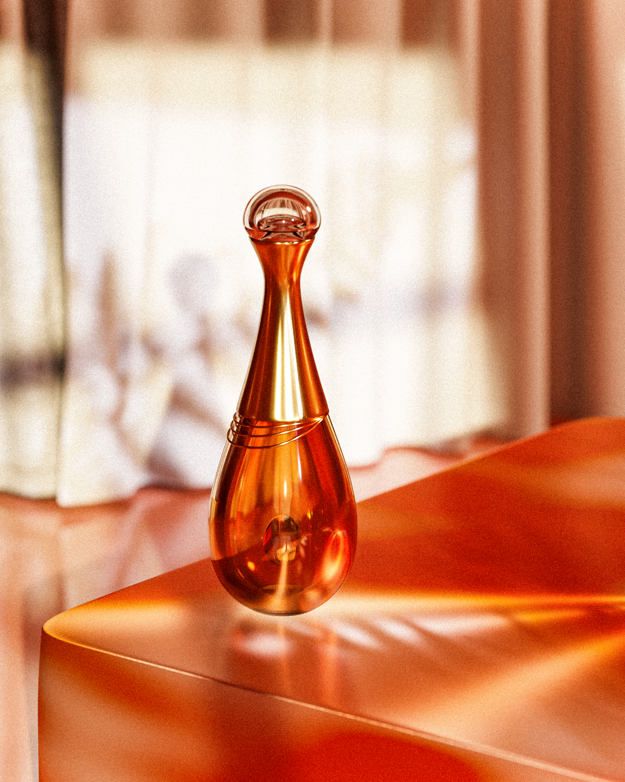 Photorealistic 3D Perfume Bottle Render for Ecommerce Brands