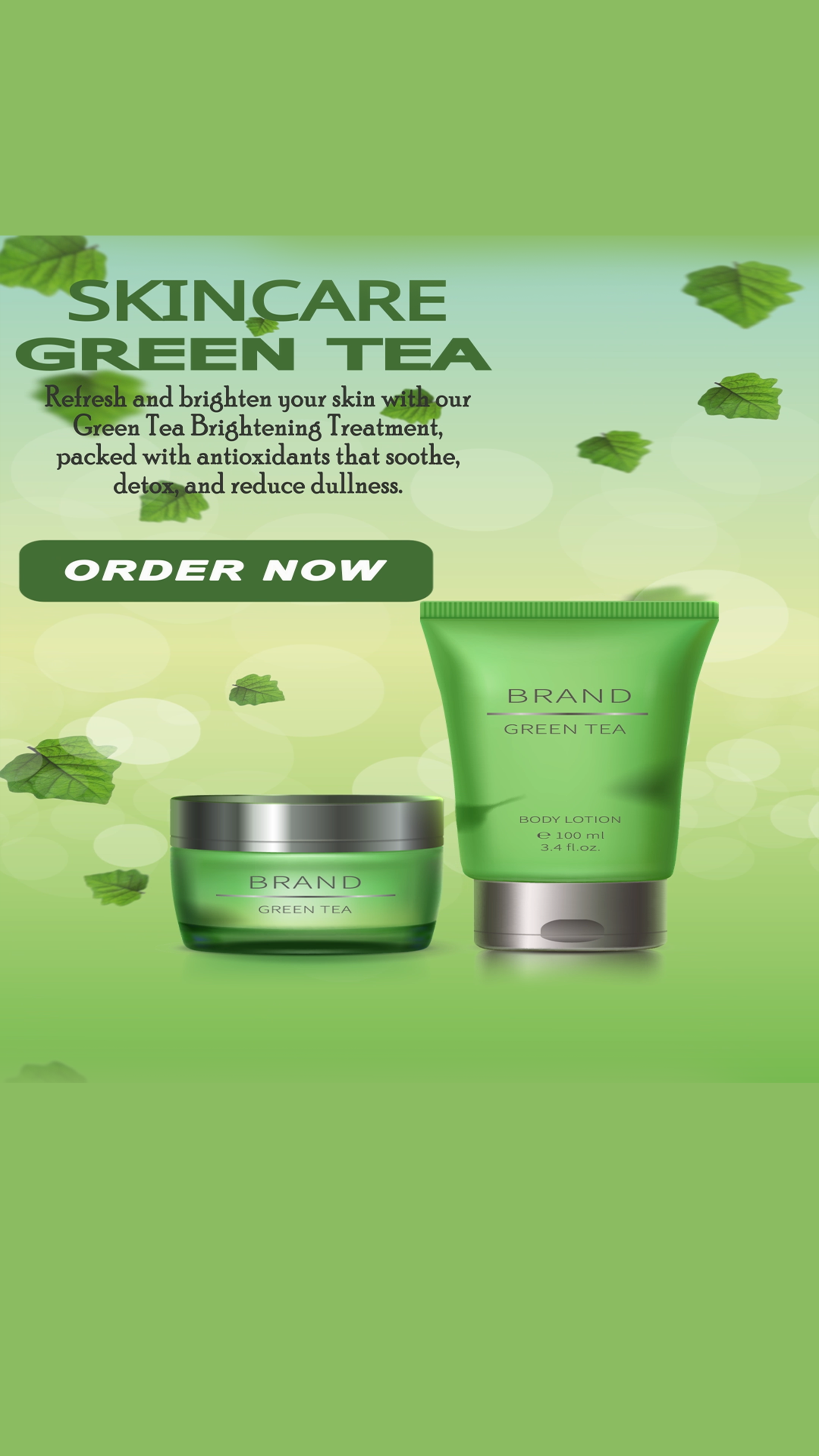 Skincare Motion Graphic Ad – Instagram Reel Designed in After Effects thumbnail