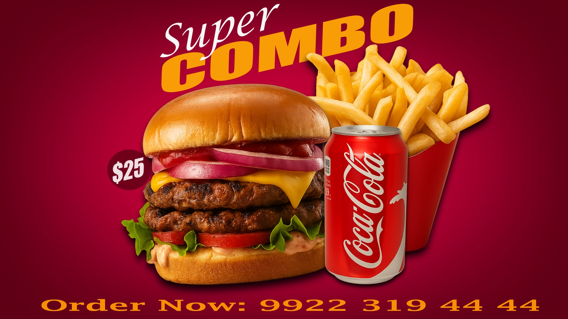 Burger Deal Motion Graphic Ad – Social Media Promo Made in After Effects thumbnail